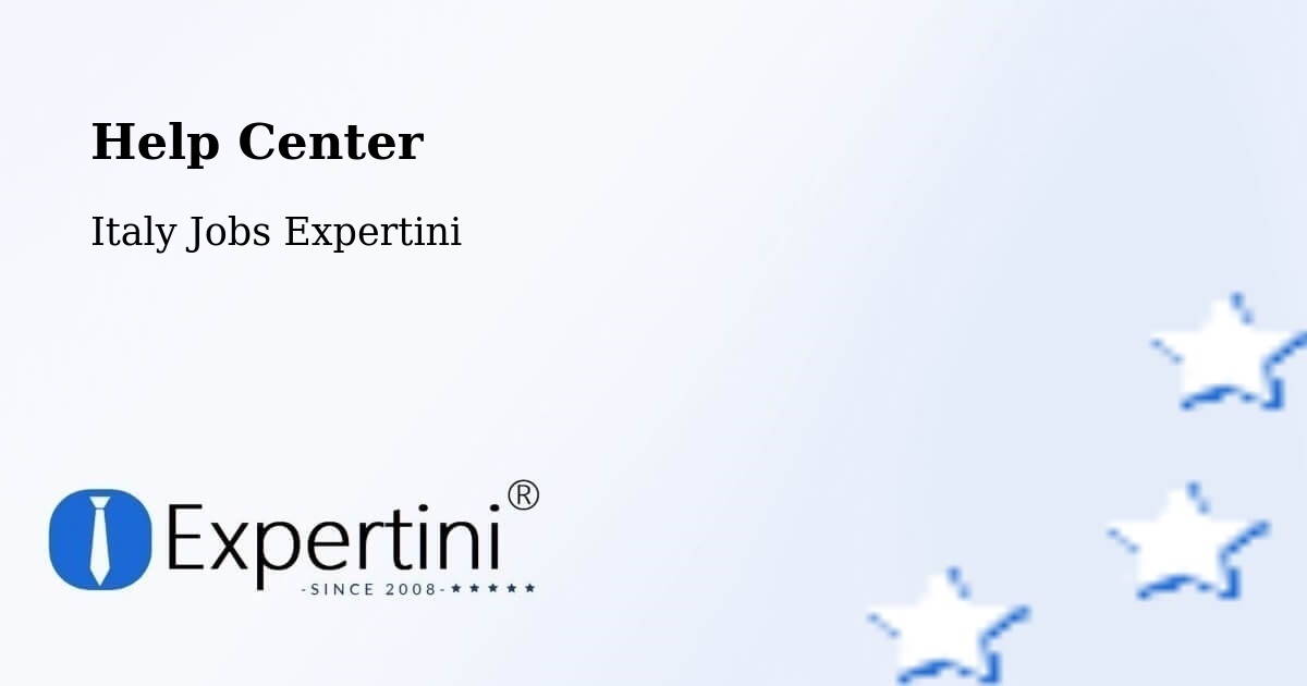 Help Center – Curinga - Italy Jobs Expertini