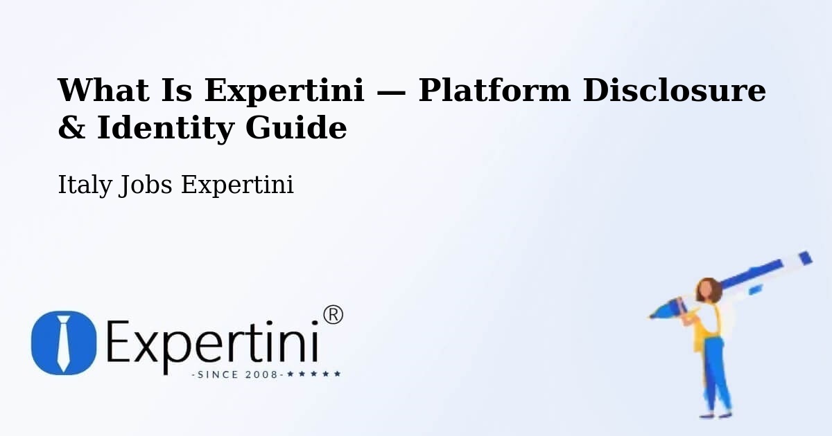 What Is Expertini — Platform Disclosure & Identity Guide – Curinga
